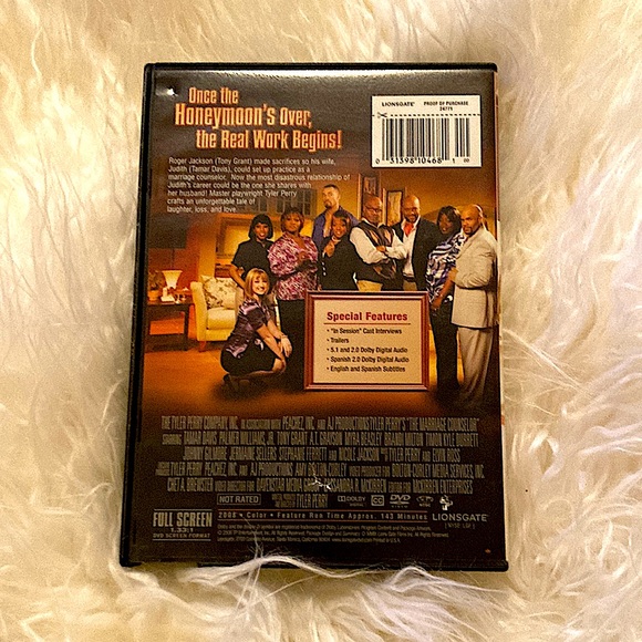 🍿DVD🍿 THE MARRIAGE COUNSELOR 🍿 Tyler Perry - Picture 2 of 5